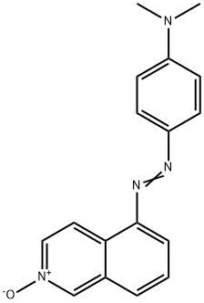 5-[[p-(Dimethylamino)phenyl]azo]isoquinoline 2-oxide Struktur