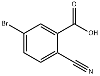 5-bromo-2-cyanobenzoic acid Struktur