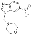 1H-Benzimidazole, 1-(4-morpholinylmethyl)-6-nitro- Struktur