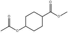 4-HYDROXY-CYCLOHEXANECARBOXYLIC ACID METHYL ESTER ACETATE Struktur