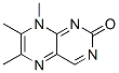 2(8H)-Pteridinone,6,7,8-trimethyl-(6CI) Struktur