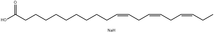 CIS-11,14,17-EICOSATRIENOIC ACID SODIUM SALT Struktur