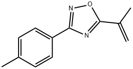 5-(Prop-1-en-2-yl)-3-p-tolyl-1,2,4-oxadiazole Struktur