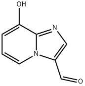 8-Hydroxyimidazo[1,2-a]pyridine-3-carbaldehyde Struktur