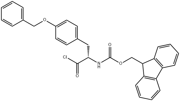 FMOC-O-BENZYL-L-TYROSYL CHLORIDE Struktur