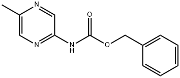 2-(BENZYLOXYCARBONYLAMINO)-5-METHYLPYRAZINE Struktur