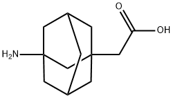 (3-Amino-adamantan-1-yl)-aceticacid Struktur