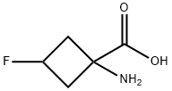 1-Amino-3-fluoro-cyclobutanecarboxylic acid Struktur