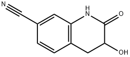 3-Hydroxy-2-oxo-1,2,3,4-tetrahydroquinoline-7-carbonitrile Struktur