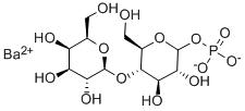 ALPHA-LACTOSE 1-PHOSPHATE BARIUM SALT Struktur