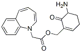 1H-1-BENZAZEPINE 1- ACETIC ACID, 3-AMINO-2,3,4,5-TETRAHYDRO-2-OXO PHENYL METHYL ESTER (+ ) Struktur