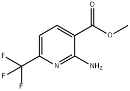 Methyl 2-amino-6-(trifluoromethyl)nicotinate Struktur