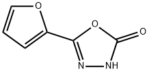 5-(2-FURYL)-1,3,4-OXADIAZOL-2(3H)-ONE Struktur