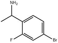 1-(4-broMo-2-fluorophenyl)ethanaMine Struktur