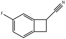 Bicyclo[4.2.0]octa-1,3,5-triene-7-carbonitrile, 4-fluoro- (9CI) Struktur