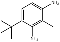 2-Methyl-4-tert-butyl-1,3-phenylenediamine Struktur