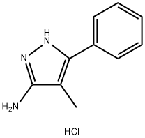 4-METHYL-5-PHENYL-2H-PYRAZOL-3-YLAMINEHYDROCHLORIDE Struktur