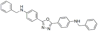 2,5-Bis-(4-N-benzylaminophenyl)-1,3,4-oxadiazole Struktur