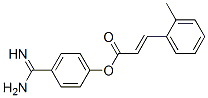 4-amidinophenyl 2-methylcinnamate Struktur