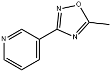 3-(5-Methyl-1,2,4-oxadiazol-3-yl)pyridine Struktur