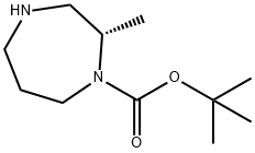 (S)-2-甲基-1,4-二氮雜-1-羧酸叔丁酯 結(jié)構(gòu)式