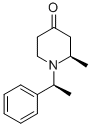 (R)-2-methyl-1-((s)-1-phenylethyl)piperidin-4-one Struktur