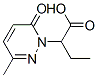 1(6H)-Pyridazineacetic  acid,  -alpha--ethyl-3-methyl-6-oxo- Struktur