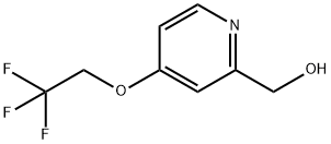 [4-(2,2,2-Trifluoro-ethoxy)-pyridin-2-yl]-methanol Struktur