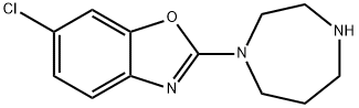 6-chloro-2-(1,4-diazepan-1-yl)-1,3-benzoxazole Struktur