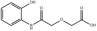 {2-[(2-hydroxyphenyl)amino]-2-oxoethoxy}acetic acid Struktur