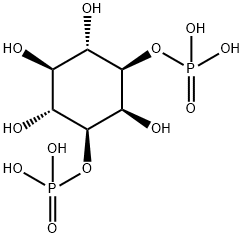 [(1R,2S,4R,5S)-2,3,4,6-tetrahydroxy-5-phosphonooxy-cyclohexyl]oxyphosphonic acid Struktur