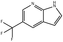 5-Trifluoromethyl-1H-pyrrolo[2,3-b]pyridine Struktur