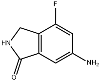 1H-Isoindol-1-one, 6-aMino-4-fluoro-2,3-dihydro- Struktur