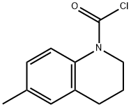 1(2H)-Quinolinecarbonyl chloride, 3,4-dihydro-6-methyl- (9CI) Struktur