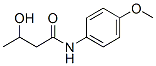 3-HYDROXY-N-(4-METHOXYPHENYL)BUTANAMIDE Struktur