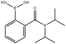 2-(DIISOPROPYLCARBANOYL) PHENYLBORONIC ACID Struktur