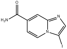 IMidazo[1,2-a]pyridine-7-carboxaMide, 3-iodo- Struktur