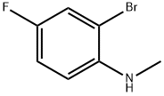 2-bromo-4-fluoro-N-methylaniline Struktur