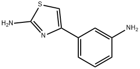 4-(3-AMINO-PHENYL)-THIAZOL-2-YLAMINE Struktur