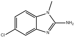 1H-Benzimidazol-2-amine,5-chloro-1-methyl-(9CI) Struktur