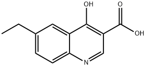 6-ETHYL-4-HYDROXY-QUINOLINE-3-CARBOXYLIC ACID Struktur