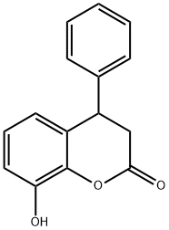 8-HYDROXY-4-PHENYL-2-CHROMANONE Struktur