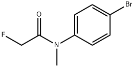 4'-Bromo-2-fluoro-N-methylacetanilide Struktur