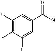 Benzoyl chloride, 3,5-difluoro-4-methyl- (9CI) Struktur