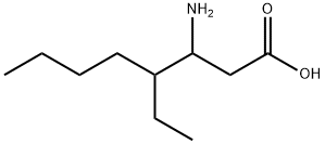 3-AMINO-4-ETHYL-OCTANOIC ACID Struktur