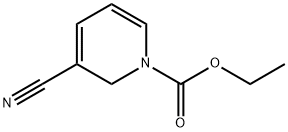 1(2H)-Pyridinecarboxylic  acid,  3-cyano-,  ethyl  ester Struktur