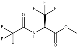 METHYL 3,3,3-TRIFLUORO-N-(TRIFLUOROACETYL)ALANINATE Struktur