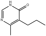 6-METHYL-5-PROPYL-4(1H)-PYRIMIDINONE Struktur