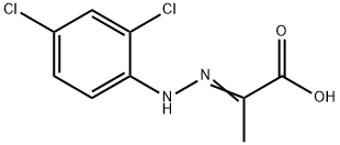 2-[(2,4-DICHLORO-PHENYL)-HYDRAZONO]-PROPIONIC ACID Struktur