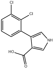 4-(2,3-DICHLOROPHENYL)-1H-PYRROLE-3-CARBOXYLIC ACID Struktur